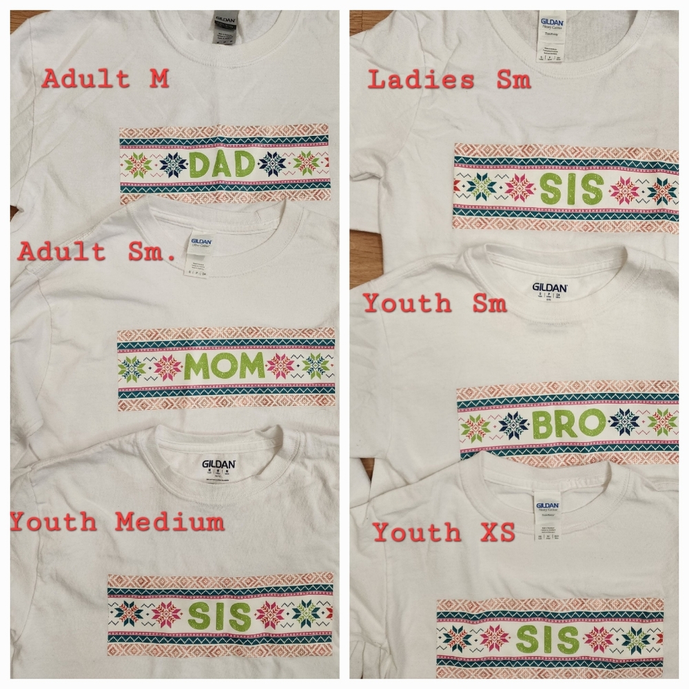Matching Family Christmas Shirts